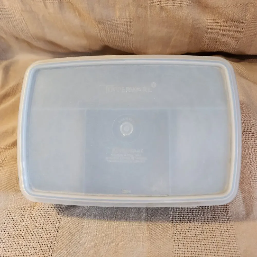 Vintage Tupperware 767 768 769 Stow-N-Go Blue Storage Container Tray Tuppercraft